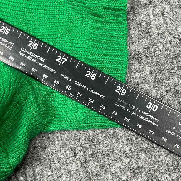 Christmas ROMPER Sweater Women Small Red Green Reindeer Snowflake Party NWT - Picture 13 of 16